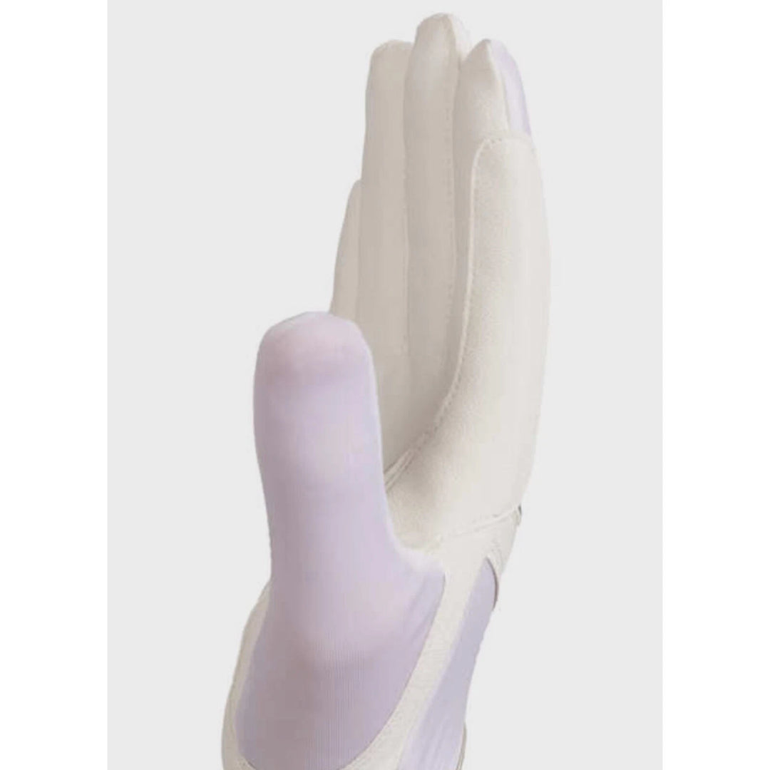 Horze Evelyn White Riding/Competition Gloves - size Medium - great gift