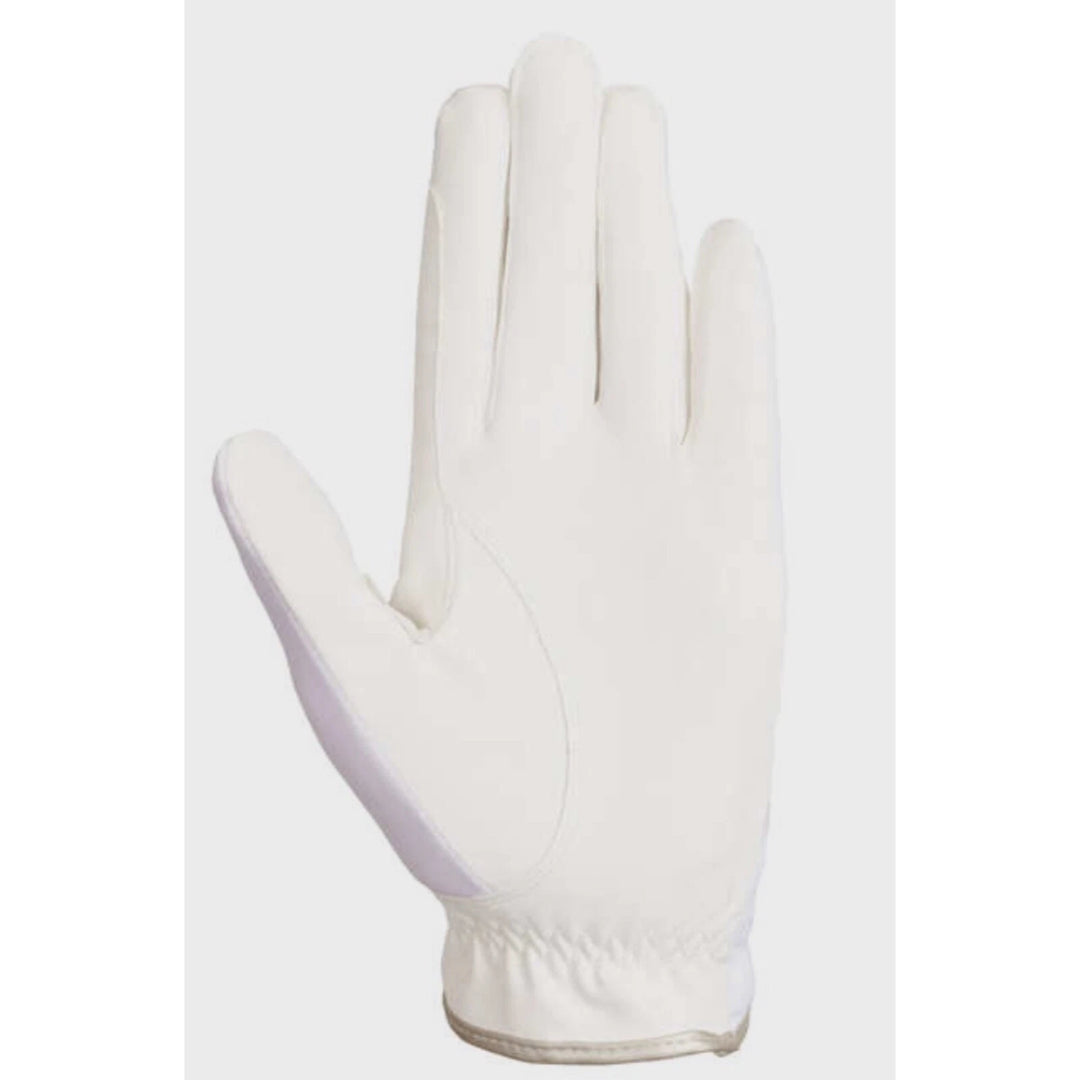 Horze Evelyn White Riding/Competition Gloves - size Medium - great gift