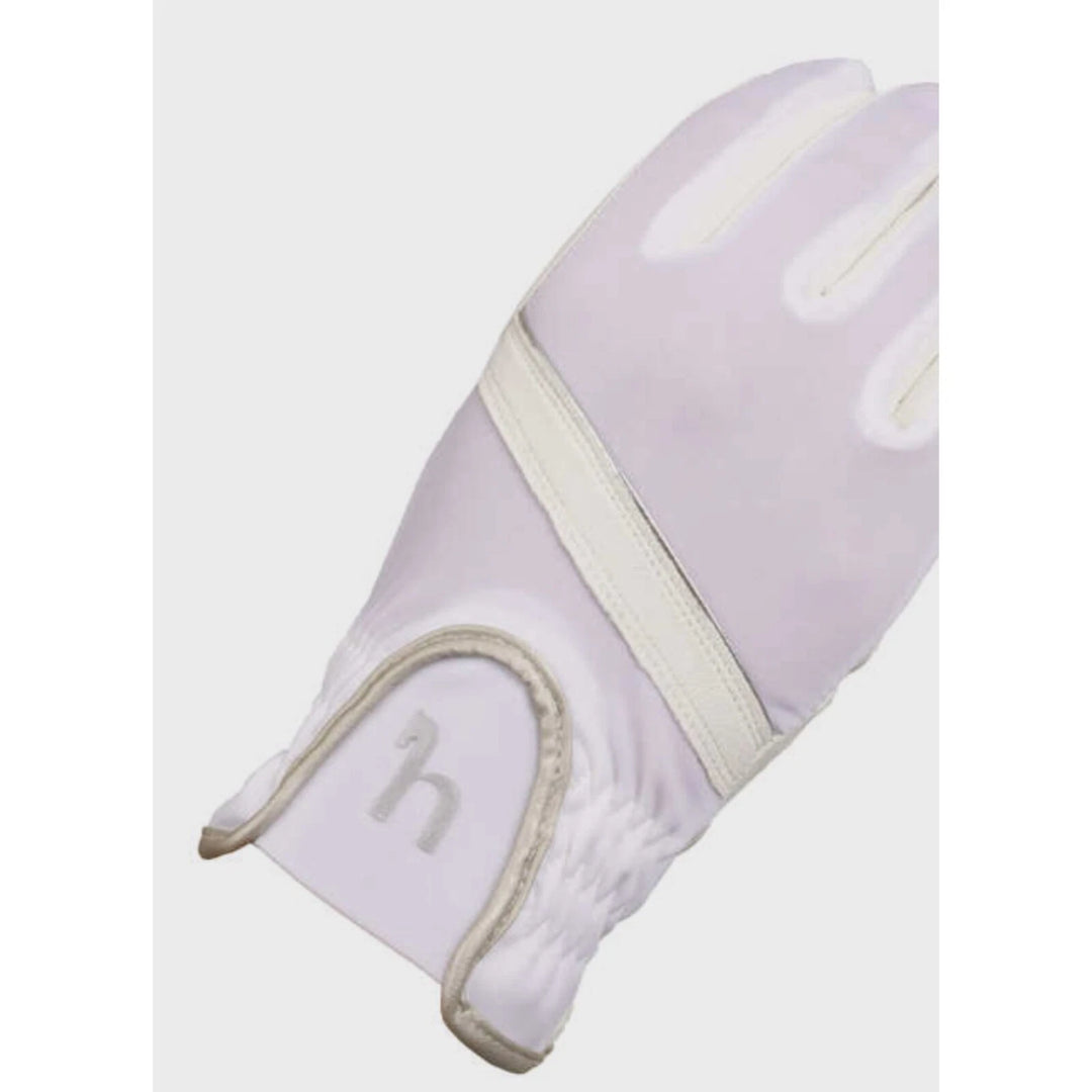 Horze Evelyn White Riding/Competition Gloves - size Medium - great gift