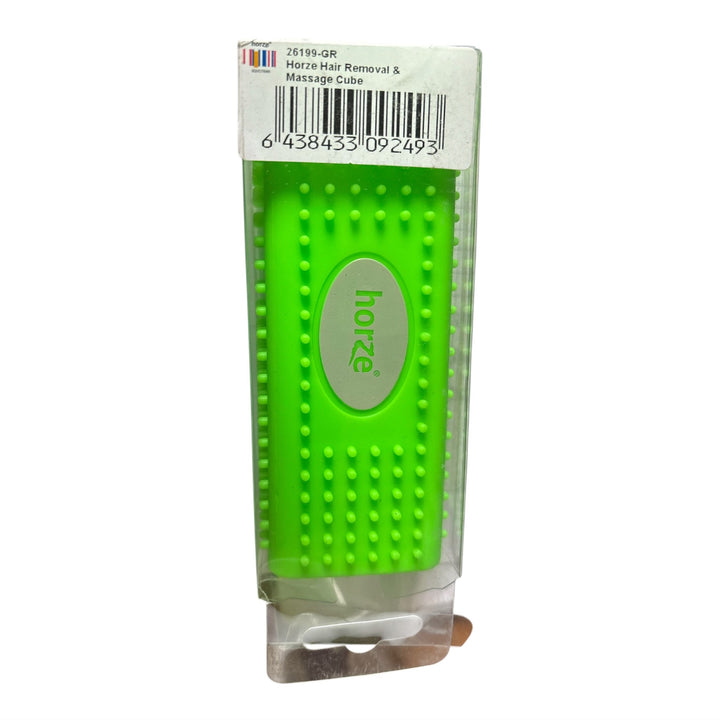 Horze Hair Removal & Massage Cube - Green - LAST ONE