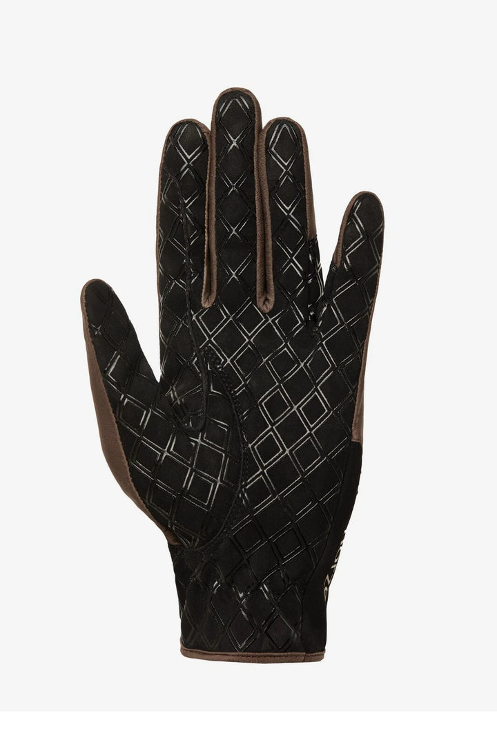 Horze Lianna Riding Gloves with PU Palm - Black or Brown - Size Medium - Great Gift