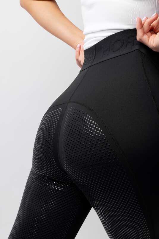 HORZE Madison Black Silicone Full Seat Tights - Great Quality - LOW PRICE