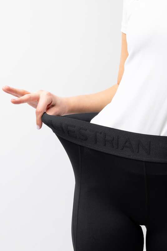 HORZE Madison Black Silicone Full Seat Tights - Great Quality - LOW PRICE