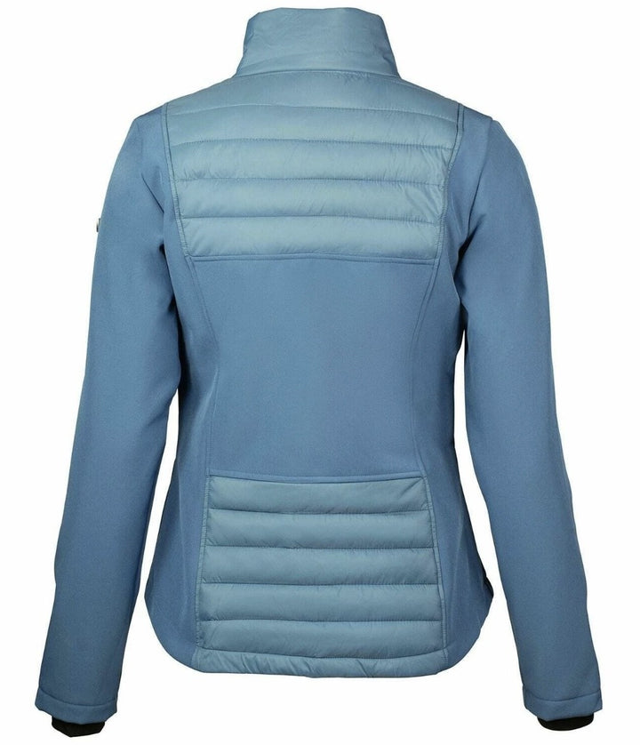 Horze Womens Softshell Maeve Hybrid Fleece Lined Riding Jacket - Mid Blue - LOW PRICE