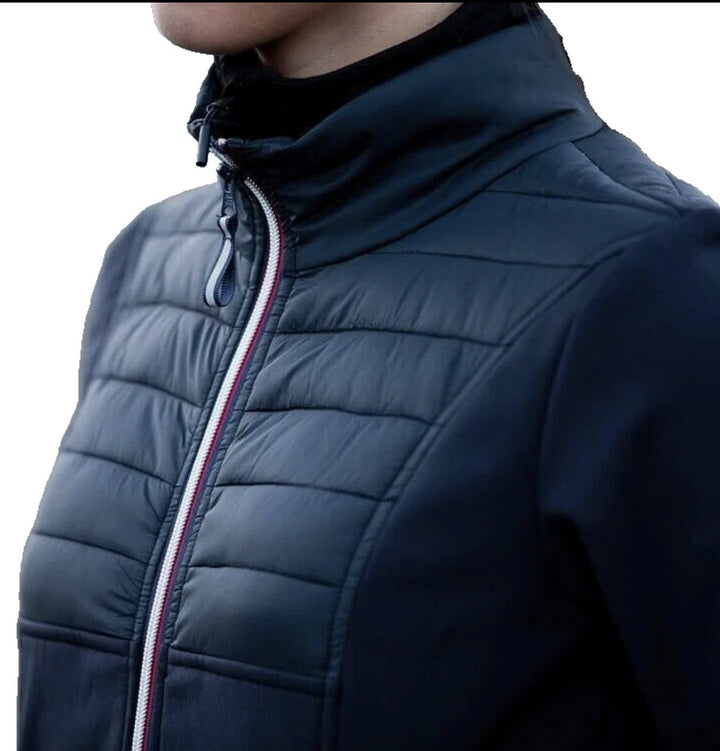 Horze Womens Softshell Maeve Hybrid Fleece Lined Riding Jacket - Dark Blue