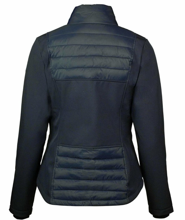 Horze Womens Softshell Maeve Hybrid Fleece Lined Riding Jacket - Dark Blue
