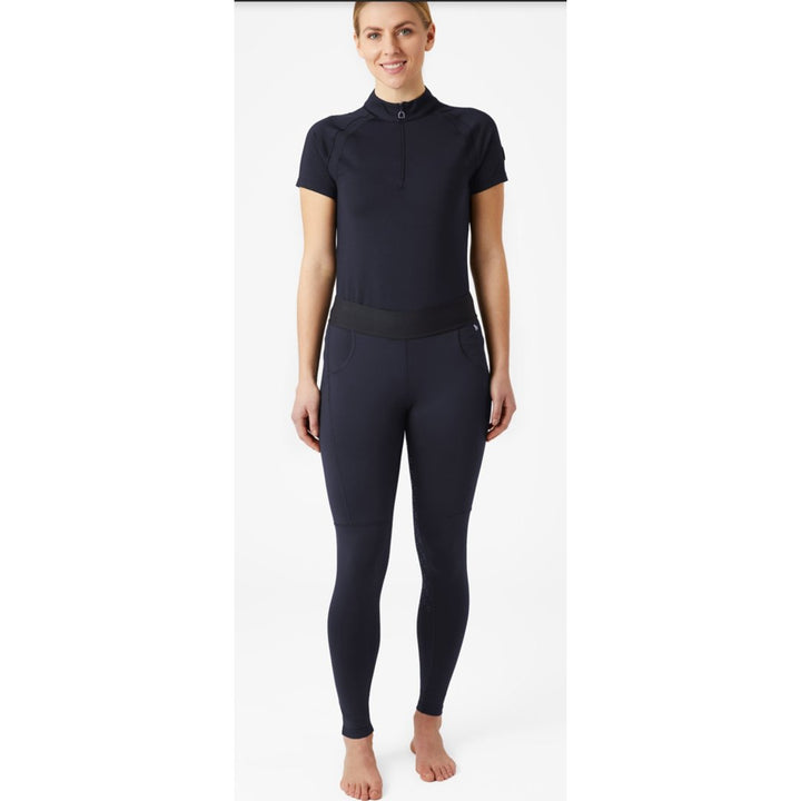 Horze Nadia Riding Tights - Full Silicone Seat - 4 Pockets - Navy -  LAST 2 Pairs - Size 8