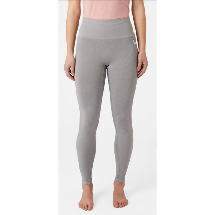 Horze Naomi SEAMLESS Riding Tights, full silicone seat - Grey or Blue - Super Comfy