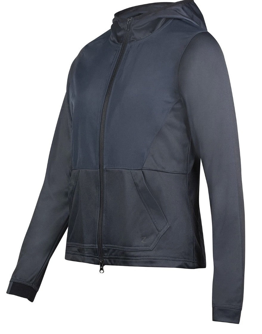 Horze 'Skyla' Womens Hooded Riding/Training Hoody/Jacket - Navy - size 10 or 14 Left