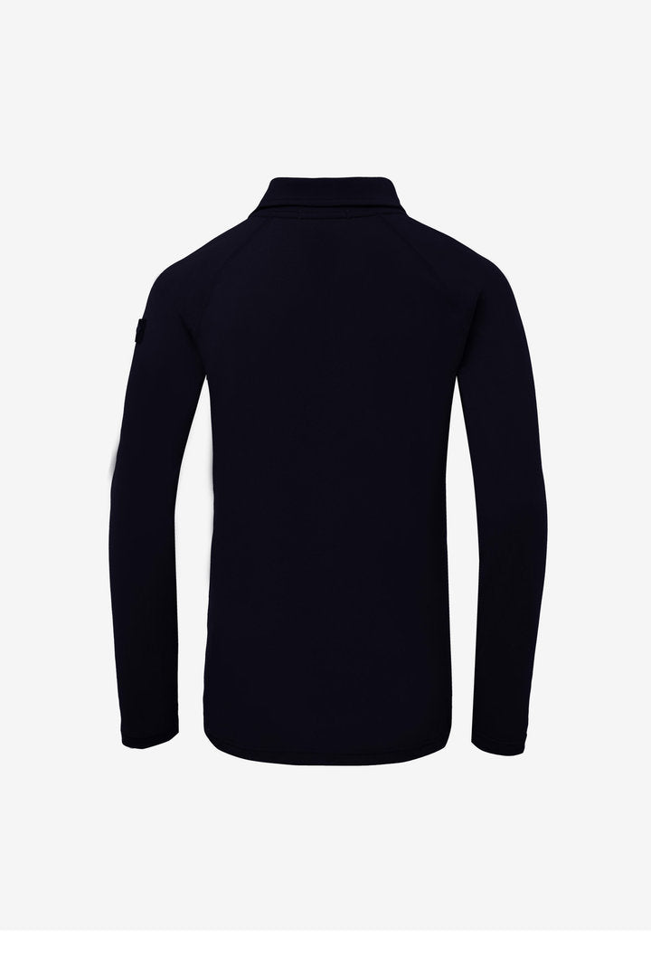 Horze Tiana Pique Long Sleeved Polo Shirt - Blue - High Quality - Low Price!