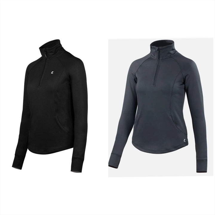 Horze Andie Warm Technical Shirt - Black or Grey - All Sizes