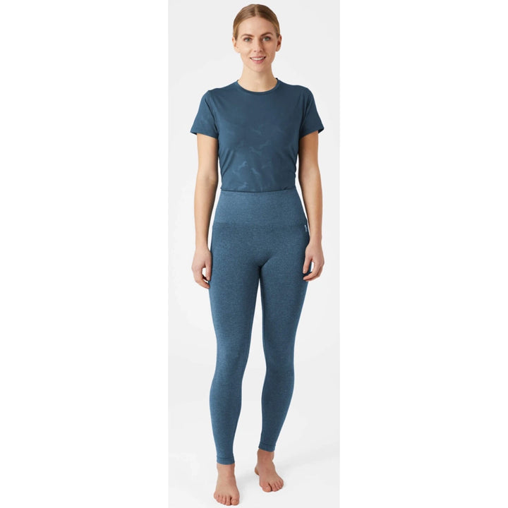 Horze Naomi SEAMLESS Riding Tights, full silicone seat - Grey or Blue - Super Comfy