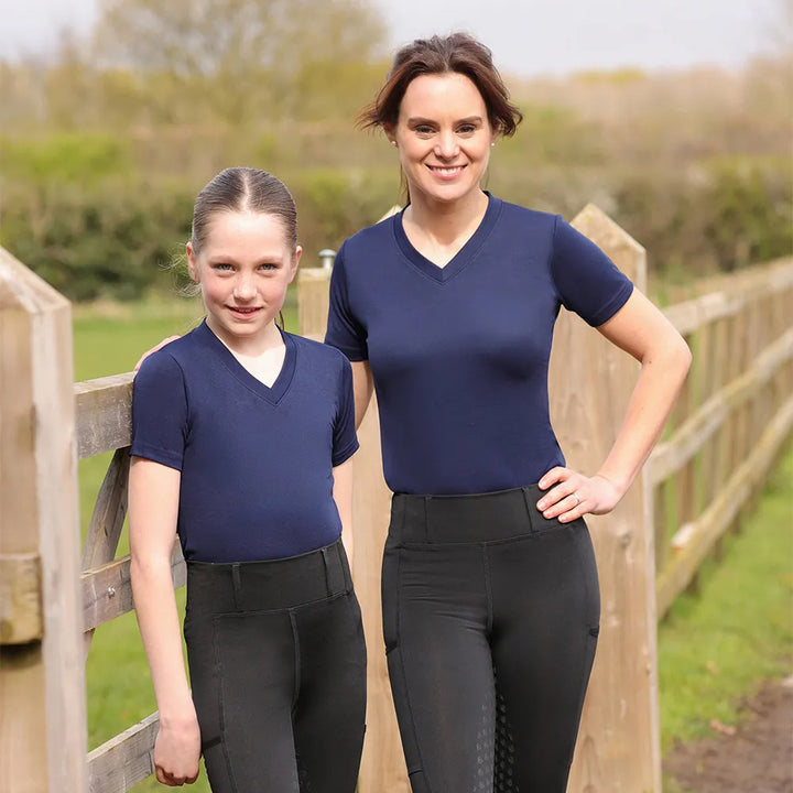 HYCONIC Soria Full Silicone Seat Riding Tights With Pockets - by HY - Black