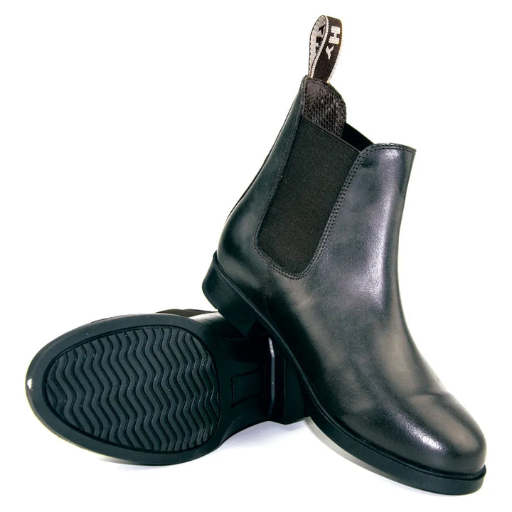 Hy Equestrian Durham Leather Jodhpur Boot - Black or Brown - Great Value