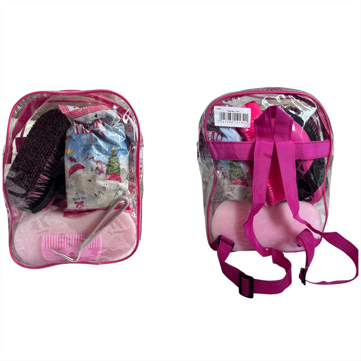 Complete Grooming Kit with Treats in Carry Bag by Hy Equestrian - 3 Colours/Options - Ideal Gift