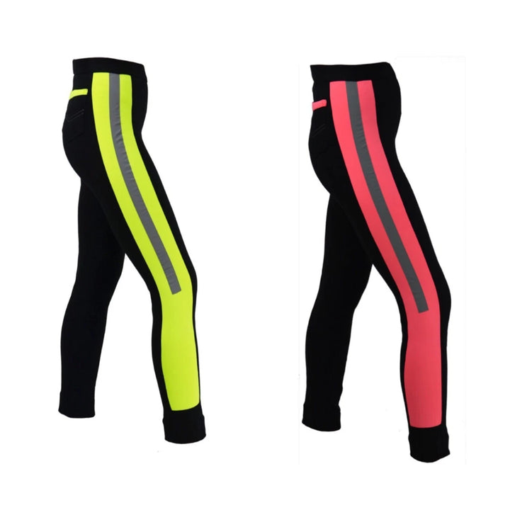 Reflector Ladies Hi Viz Breeches by Hy Equestrian - Neon Pink - BE SAFE BE SEEN - LAST 2 PAIRS