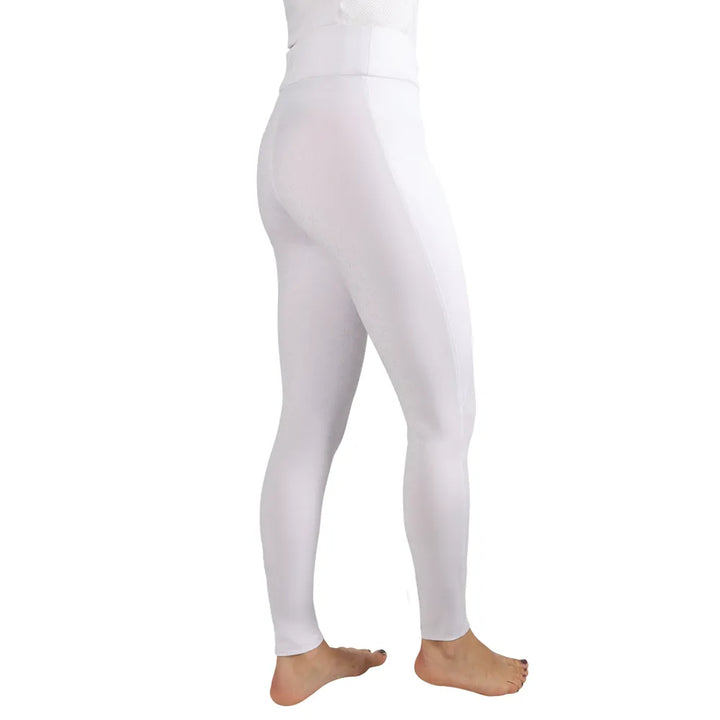 Hy Equestrian Melton Childrens Riding Tights - White