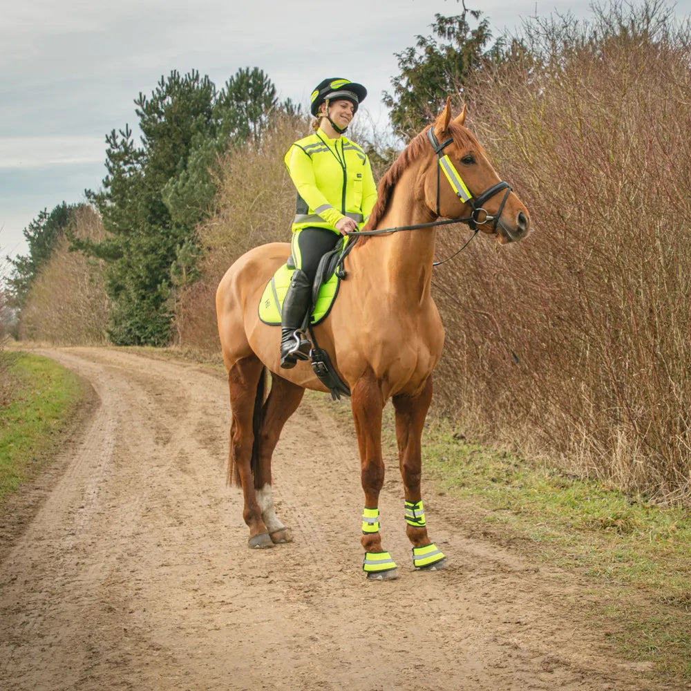 HyVIZ Reflective Over Reach Boots - Flourescent Yellow, Pink or Orange