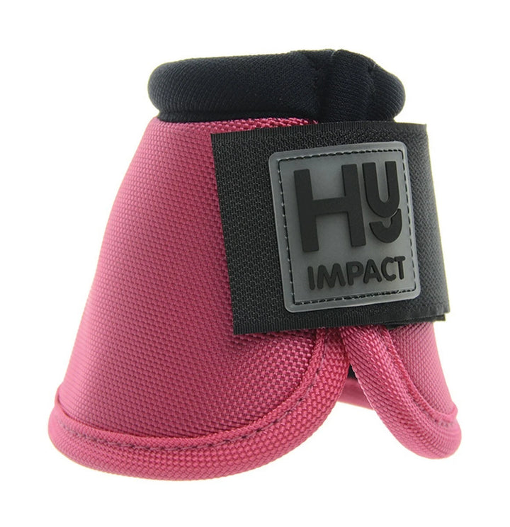 Hy Equestrian Pro Over Reach Boots- Black, Purple or Pink - SIZE MEDIUM