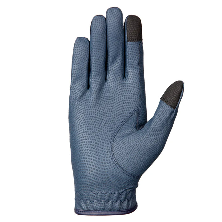 Hy Equestrian Sparkle Touch Riding Gloves - Navy