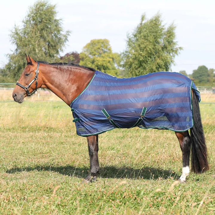 Hy Equestrian StormX Empra Air Motion Cooler Rug/Sweat Rug - Navy