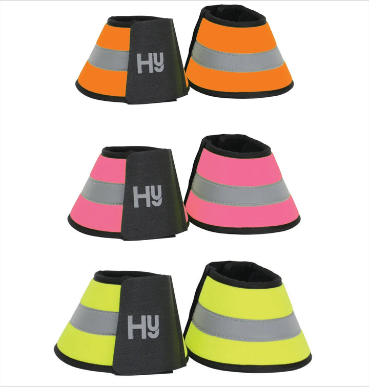 HyVIZ Reflective Over Reach Boots - Flourescent Yellow, Pink or Orange