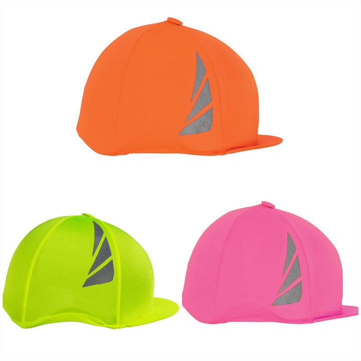 HyViz Neon Reflective Hat Silk/Cover - Pink, Yellow or Orange - One size
