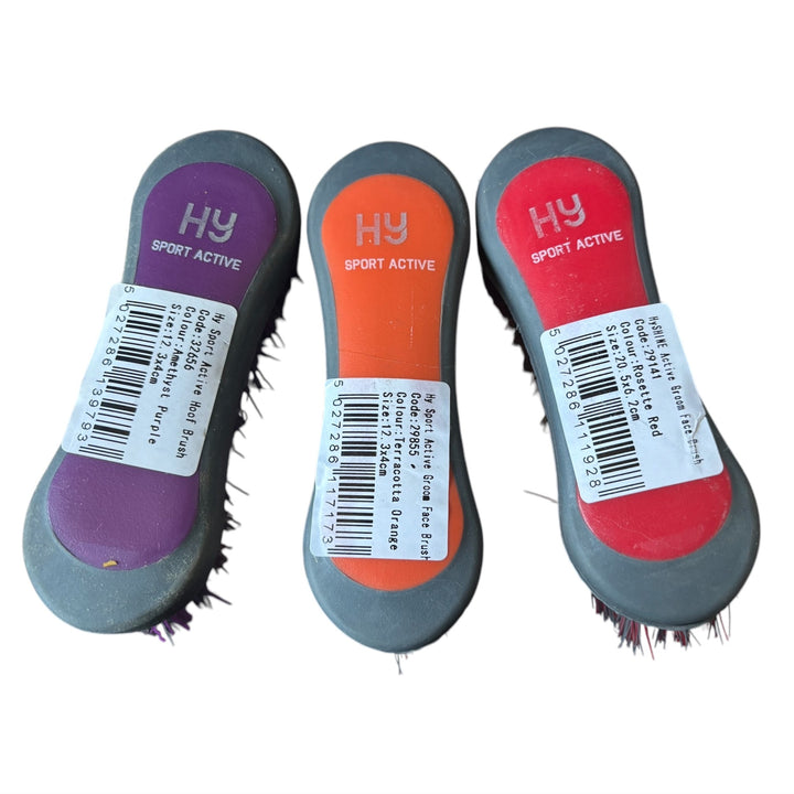 Hy Sport Active Face Brush - 2 Tone - 3 Colours