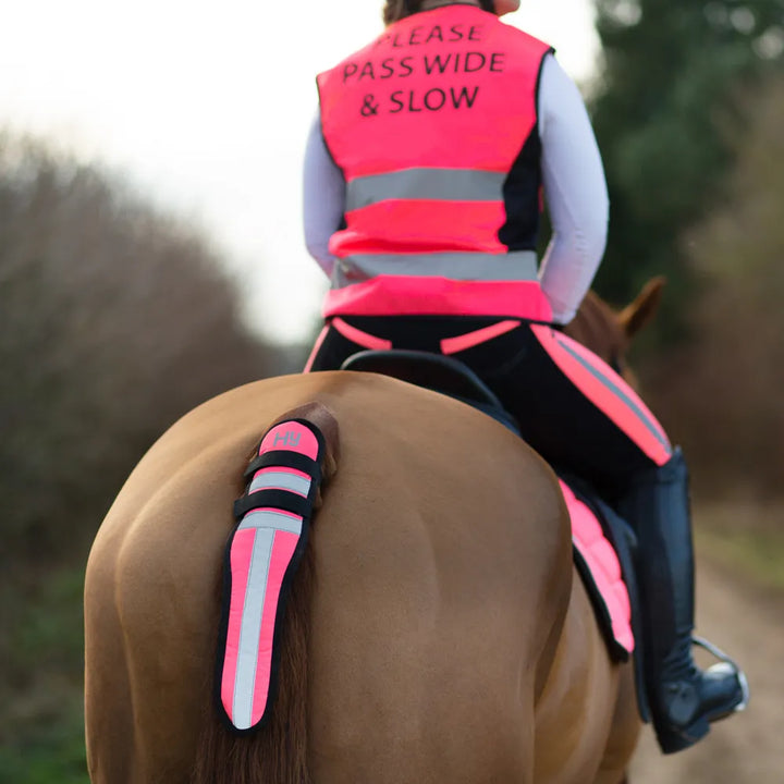 HyViz Reflective Fluorescent Tail Guard - Neon Yellow, Pink or Orange - A MUST HAVE ITEM