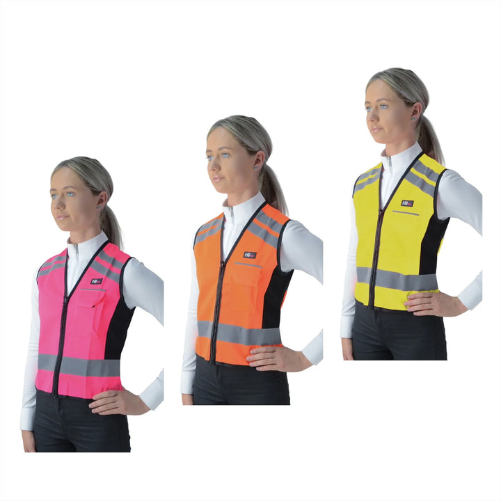 HyViz Waistcoat/Gilet/Vest - "Please Pass Wide & Slow on the back" - 3 colours - Popular