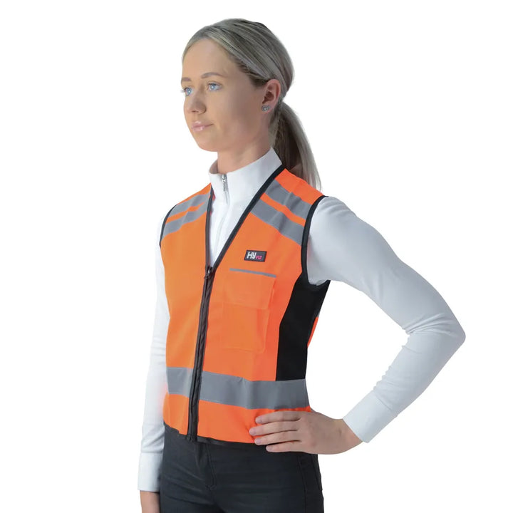 HyViz Waistcoat/Gilet/Vest - "Please Pass Wide & Slow on the back" - 3 colours - Popular