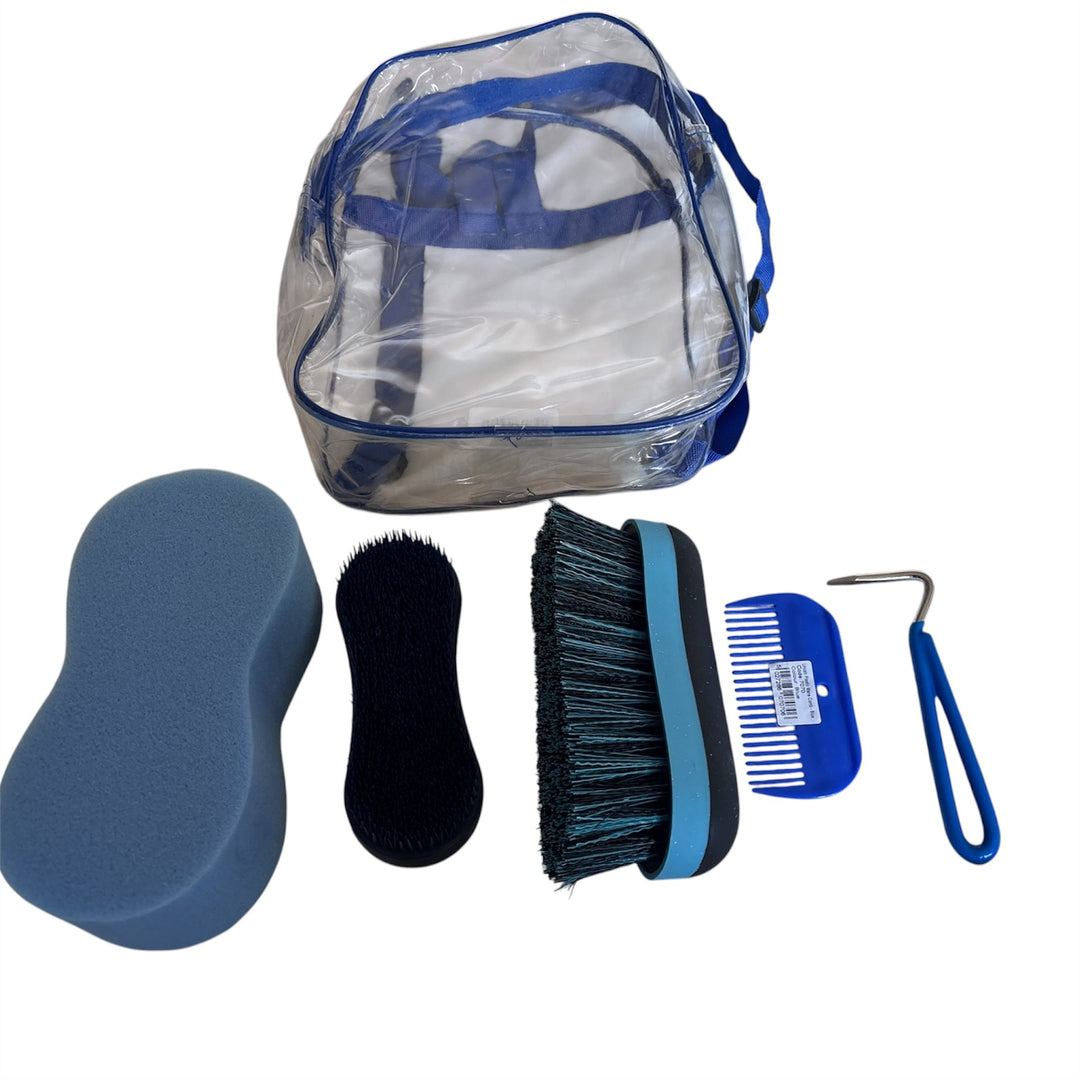 Complete Grooming Kit with Treats in Carry Bag by Hy Equestrian - 3 Colours/Options - Ideal Gift