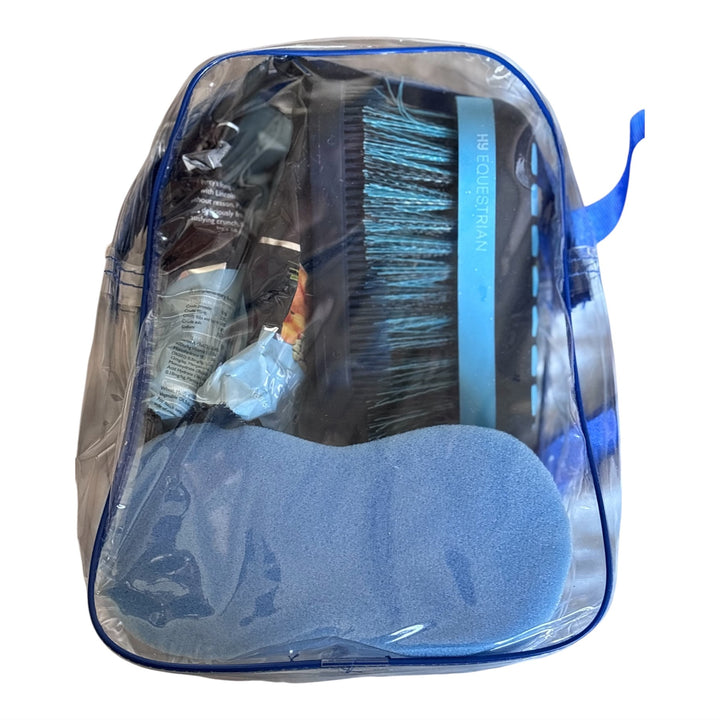 Complete Grooming Kit with Treats in Carry Bag by Hy Equestrian - 3 Colours/Options - Ideal Gift