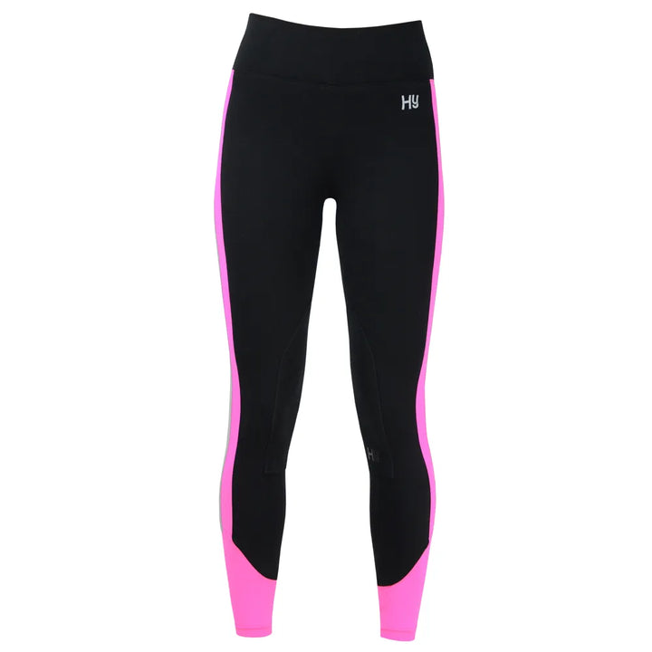 Reflector Ladies Hi Viz Breeches by Hy Equestrian - Neon Pink - BE SAFE BE SEEN - LAST 2 PAIRS