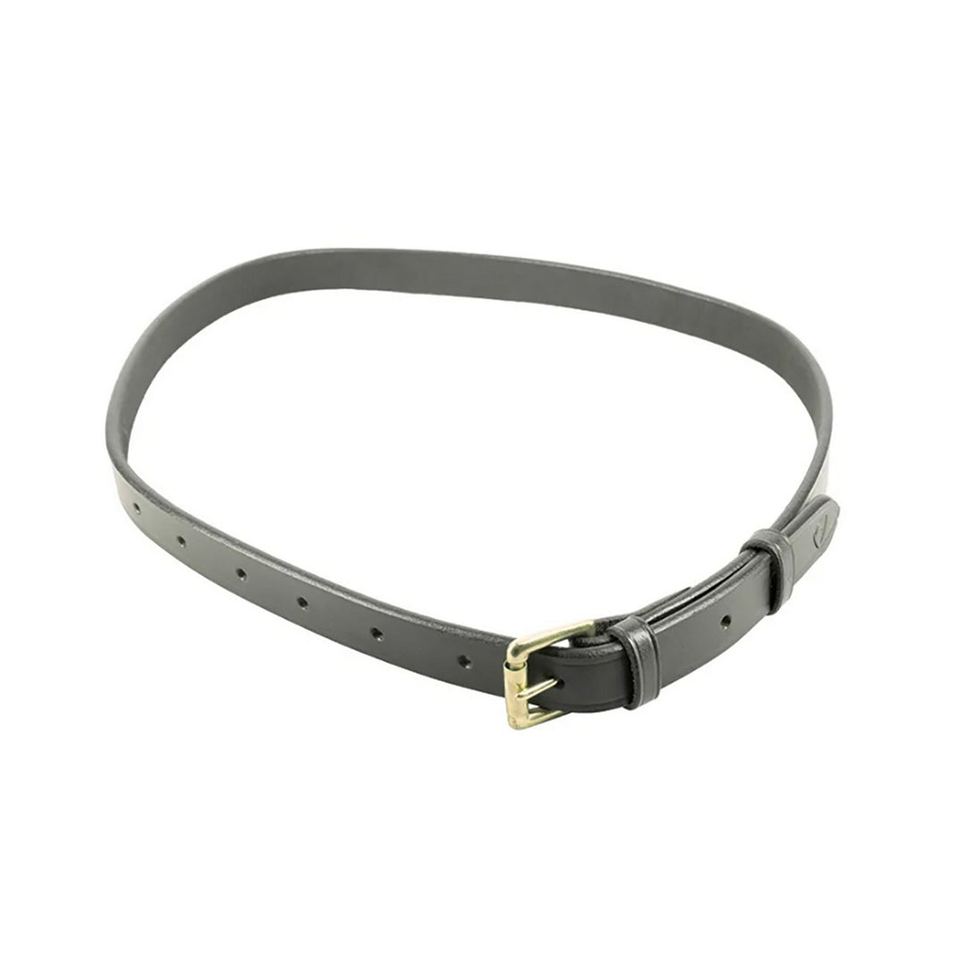 Black Leather Neck Strap by Hy Equestrian - 40" x 3/4"