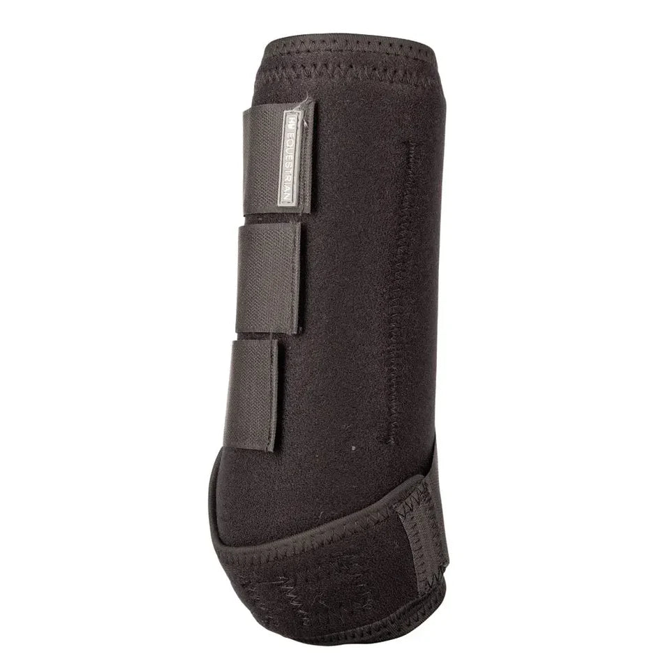 HY Equestrian Sport Support Boots - Medium or Large - Black