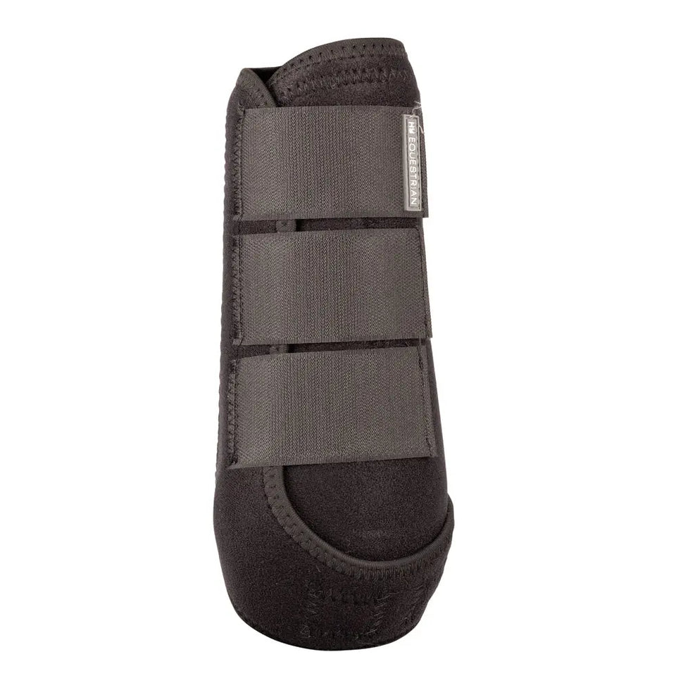 HY Equestrian Sport Support Boots - Medium or Large - Black
