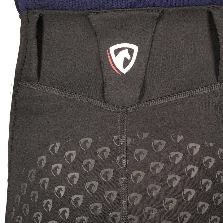 HYCONIC Soria Full Silicone Seat Riding Tights With Pockets - by HY - Black