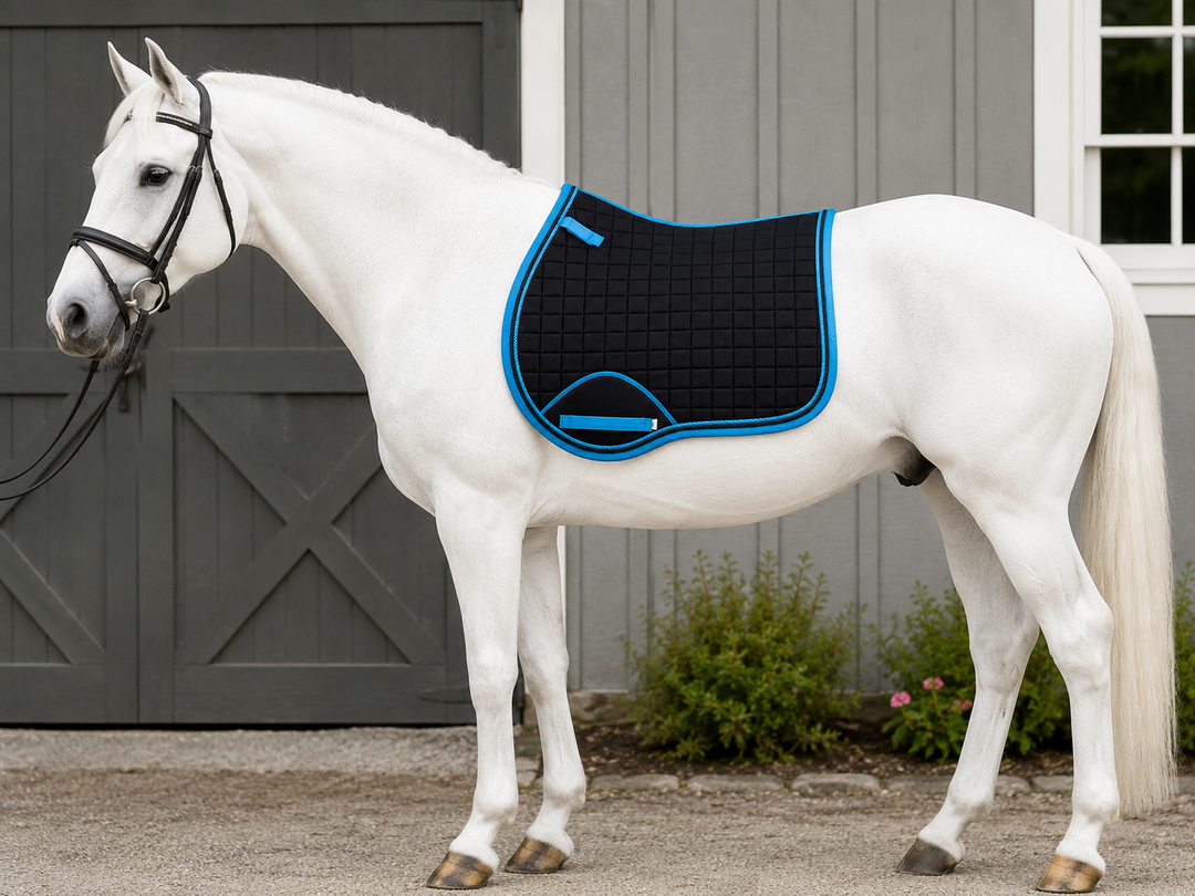 Pinnacle Close Contact Cotton Saddle Pad - 8  Colours - Great Price