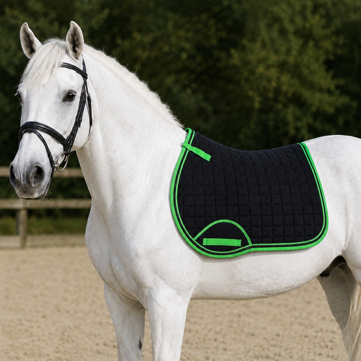 Pinnacle Close Contact Cotton Saddle Pad - 8  Colours - Great Price