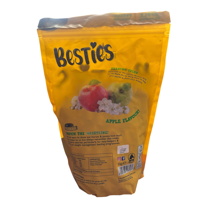 Lincoln Besties Horse Treats - Apple Flavour - 1KG Bag