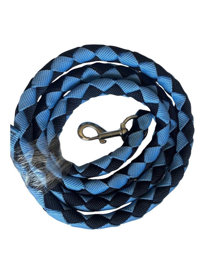 2 Tone Nylon Headcollar with Matching Lead Rope - 3 Colours to Choose From