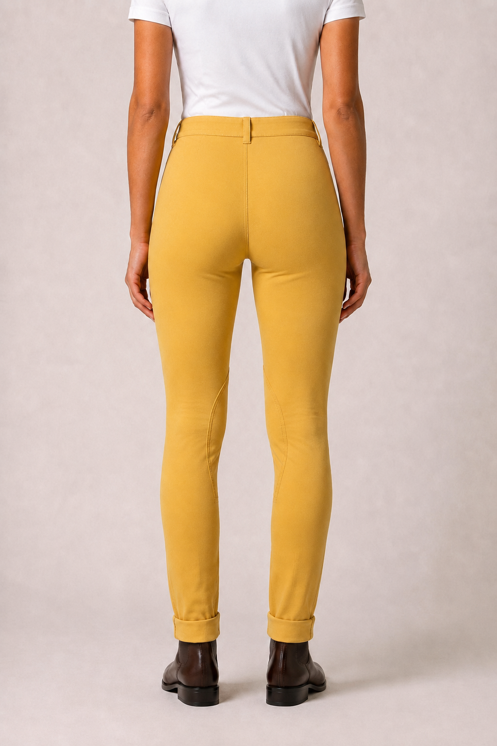 Hy Performance Ladies Showing Jodhpurs - Canary Yellow - LAST PAIR