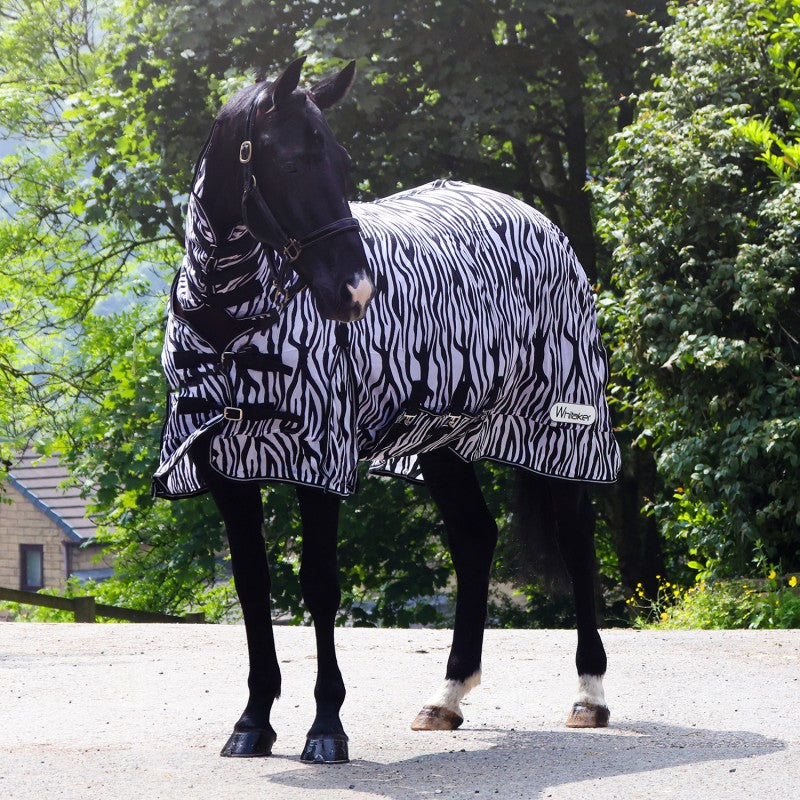John Whitaker Marwell Zebra Combination Fly Rug with belly flap  - All Sizes