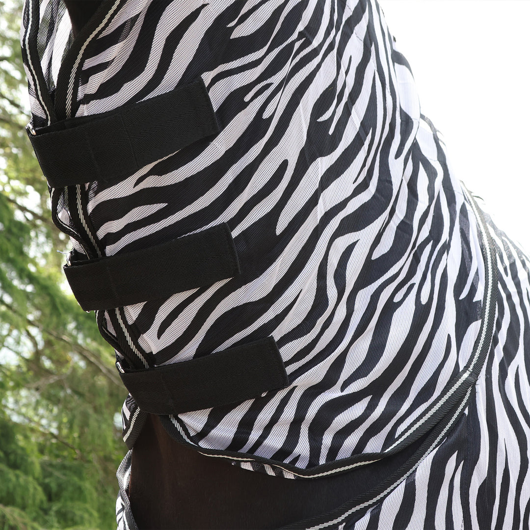 John Whitaker Marwell Zebra Combination Fly Rug with belly flap  - All Sizes