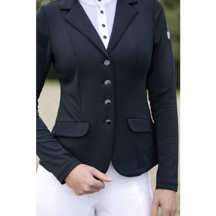 Lauria Garrelli Amalfi Stunning Show Jacket - Black with Fine Crystal - Ladies - High Quality