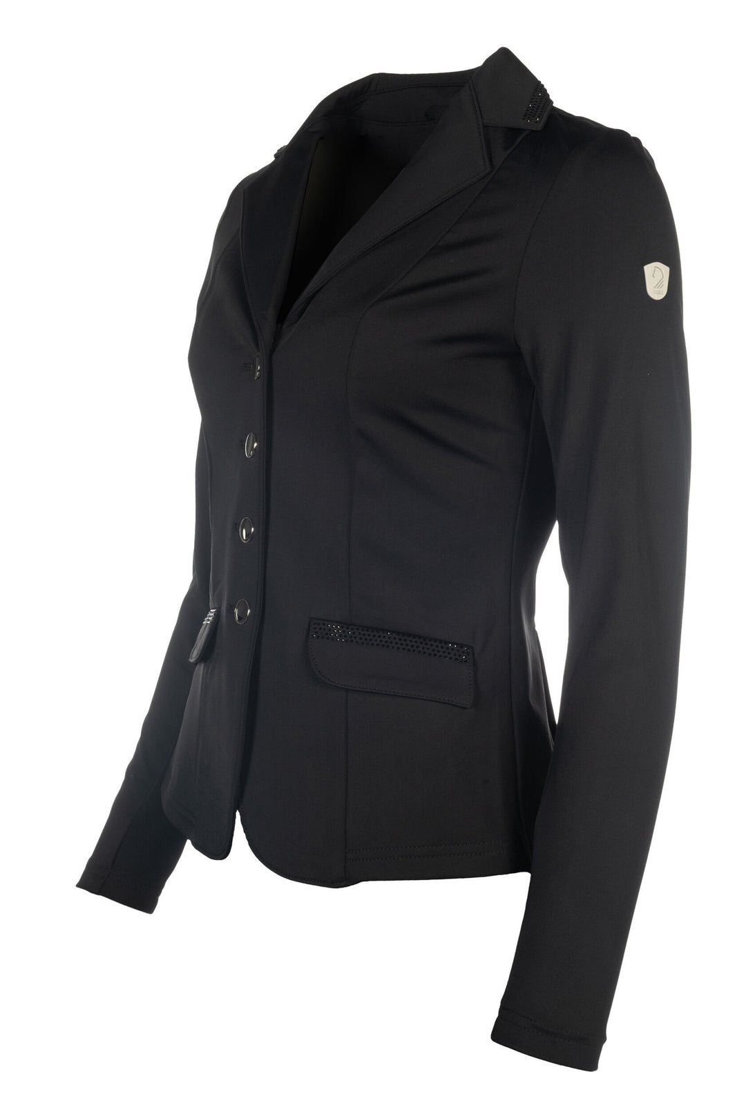Lauria Garrelli Amalfi Stunning Show Jacket - Black with Fine Crystal - Ladies - High Quality
