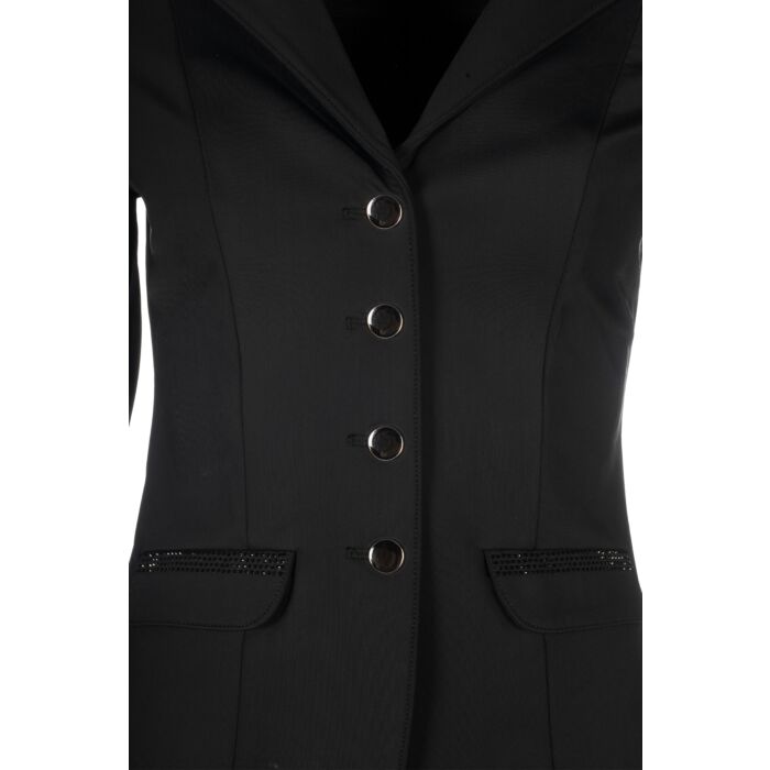 Lauria Garrelli Amalfi Stunning Show Jacket - Black with Fine Crystal - Ladies - High Quality