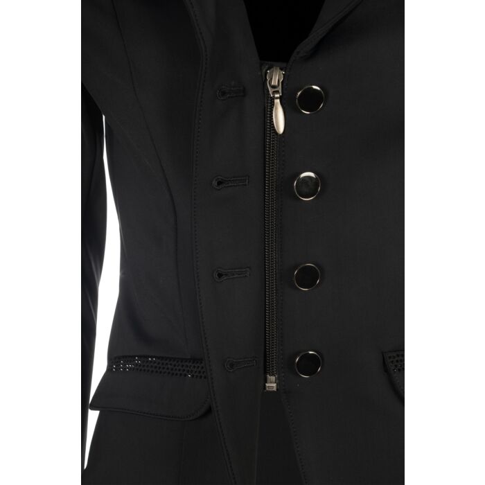 Lauria Garrelli Amalfi Stunning Show Jacket - Black with Fine Crystal - Ladies - High Quality