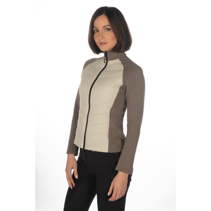 Lauria Garrelli Gorgeous Quilted Jacket from the Amalfi Collection - Beige/Taupe